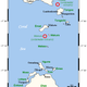 Área de las islas junto a la caldera Kugae. Wikimedia Commons